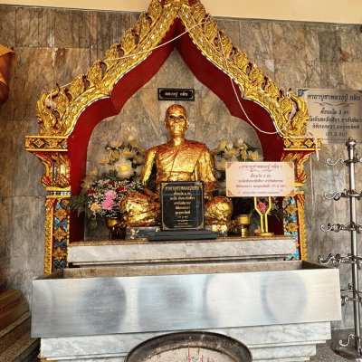 รูปหล่อพระครูโสภณศาสนกิจ (กลิ่น จนฺทรงฺสี)